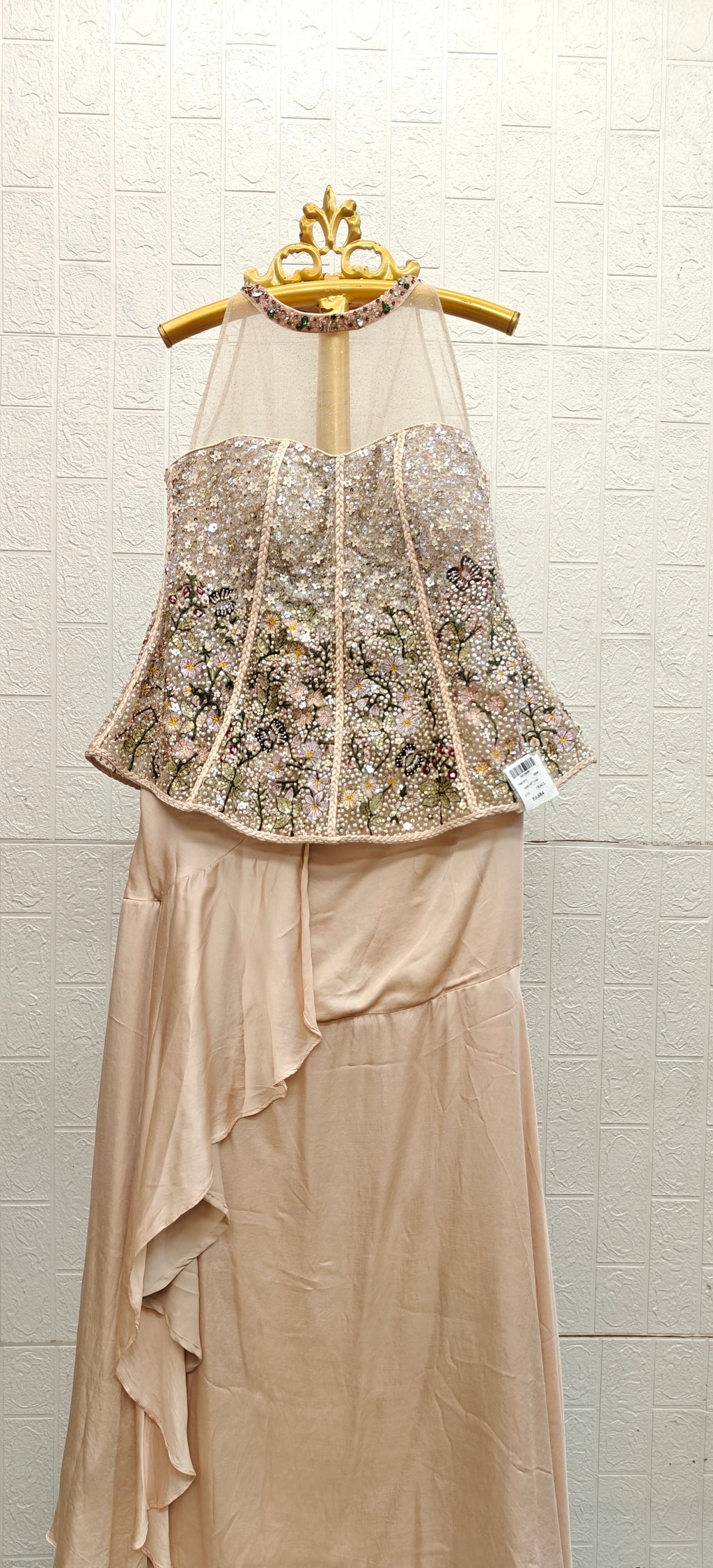 The Blush Petal Illusion Gown