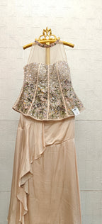 The Blush Petal Illusion Gown