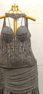 The Charcoal Renaissance Corset Gown