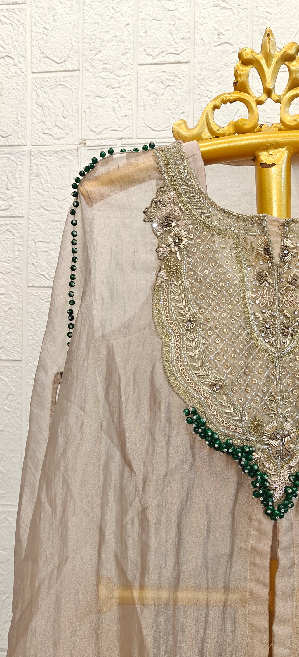 The Champagne Shimmer Kaftan Set(CHANGE COLOUR)