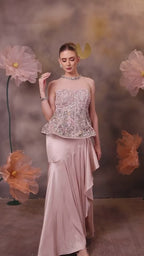 The Blush Petal Illusion Gown